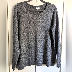 Marled Knit Crewneck Sweater